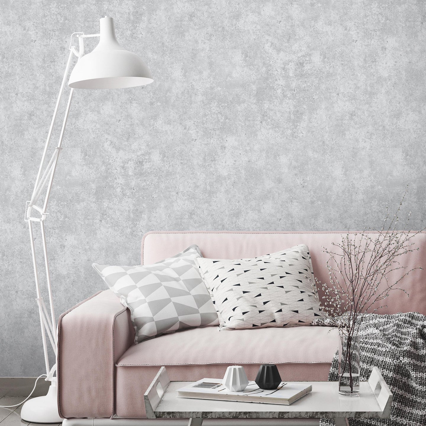 Concrete Wallpaper by Woodchip & Magnolia