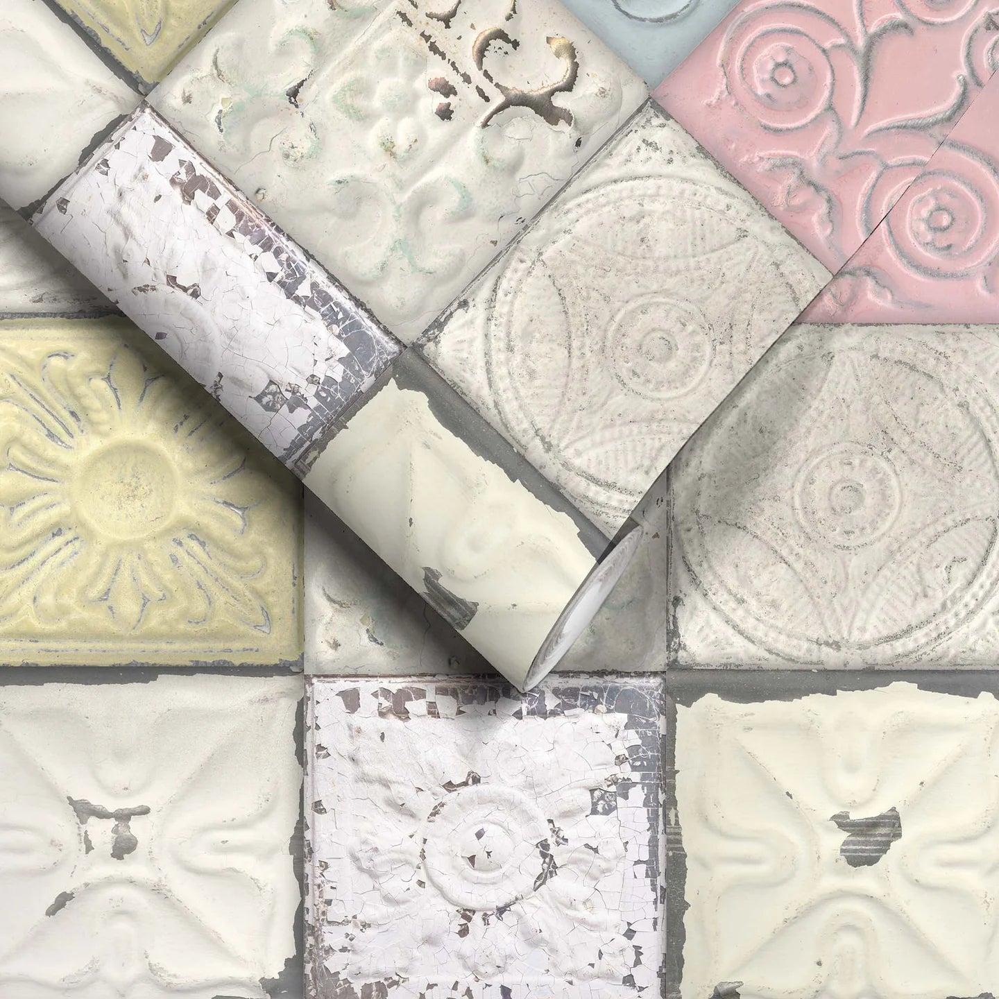 Tin Tile Wallpaper by Woodchip & Magnolia