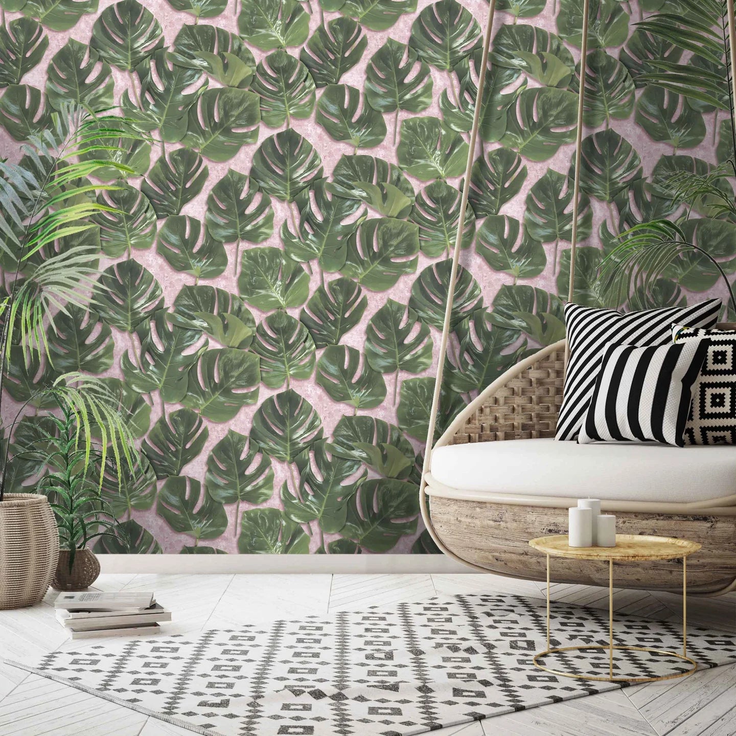 Monstera Wallpaper by Woodchip & Magnolia