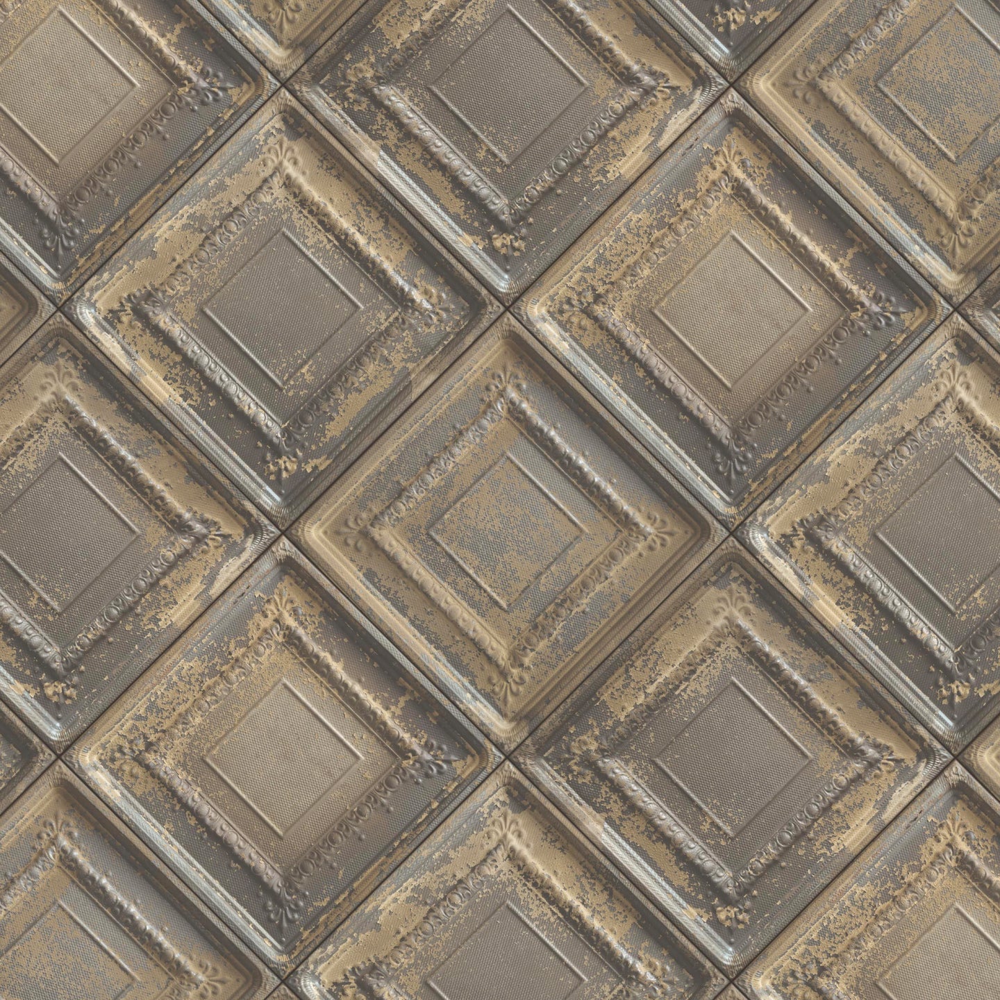 Tin Tile Wallpaper by Woodchip & Magnolia