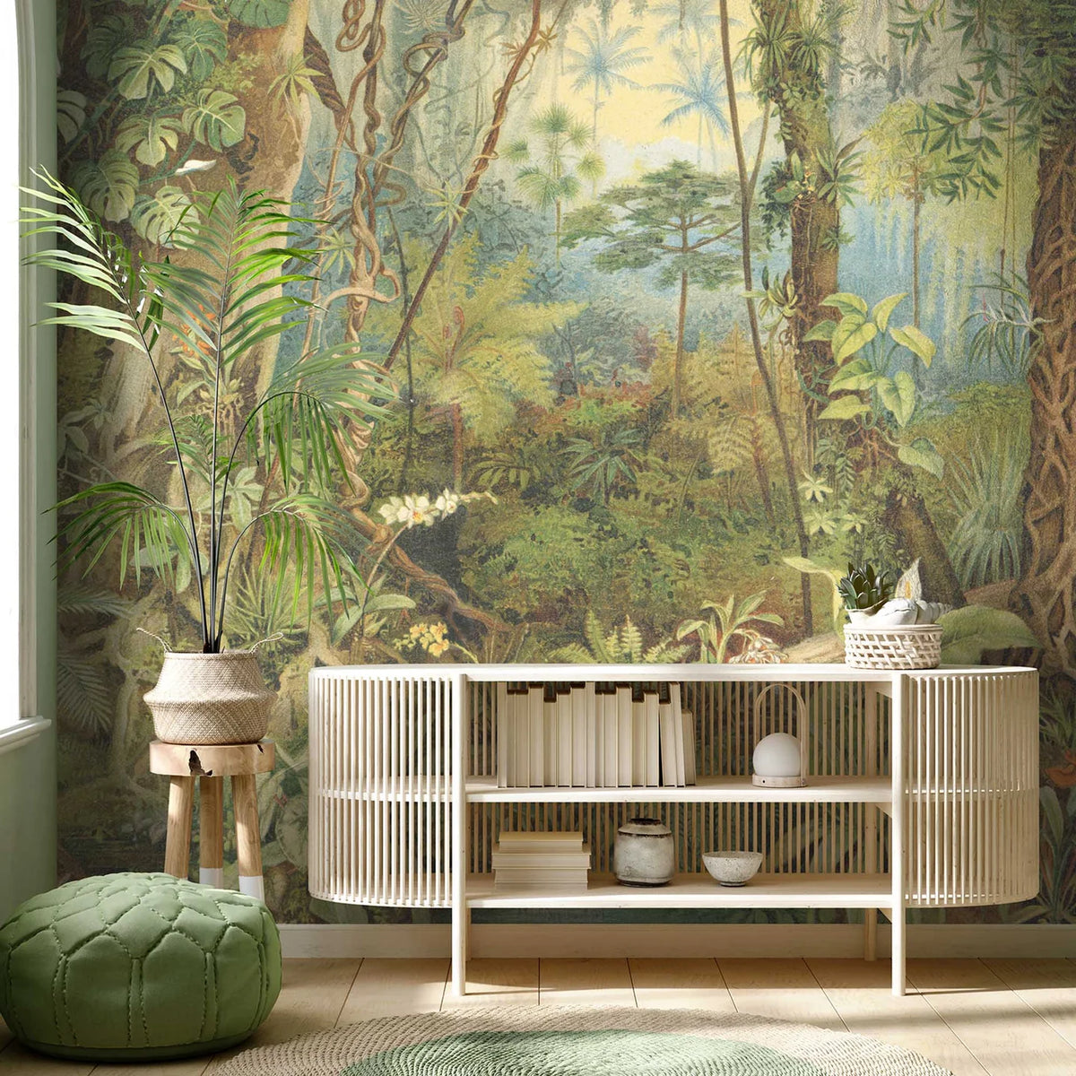 Tropical Paradise Mural by Woodchip & Magnolia