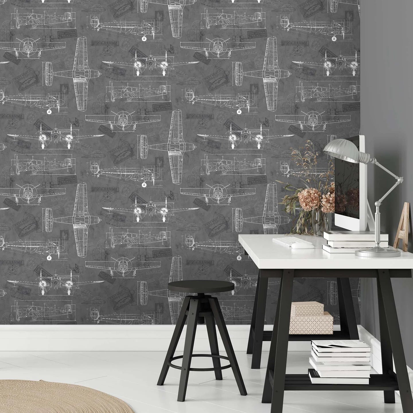 Aviator Wallpaper by Woodchip & Magnolia