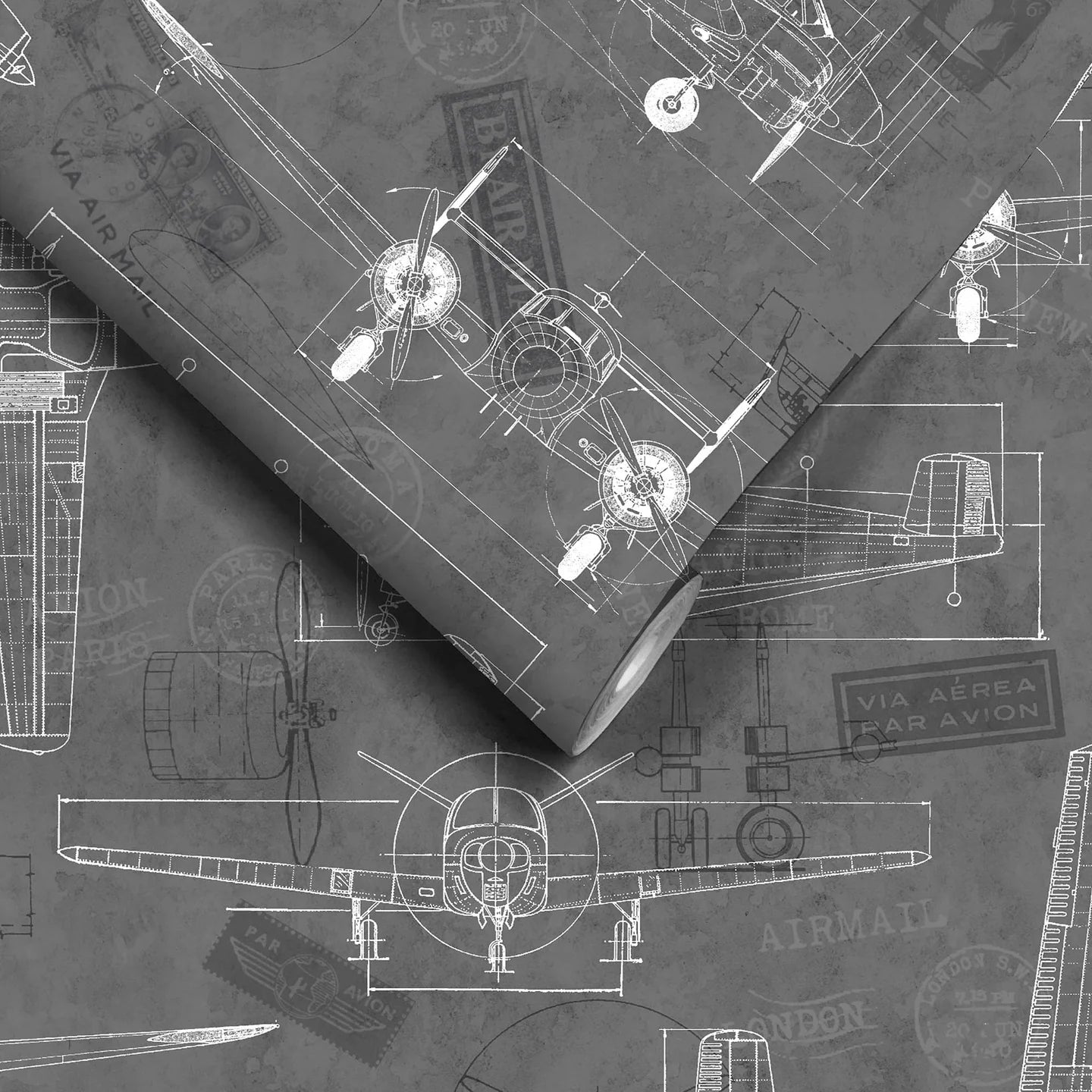 Aviator Wallpaper by Woodchip & Magnolia