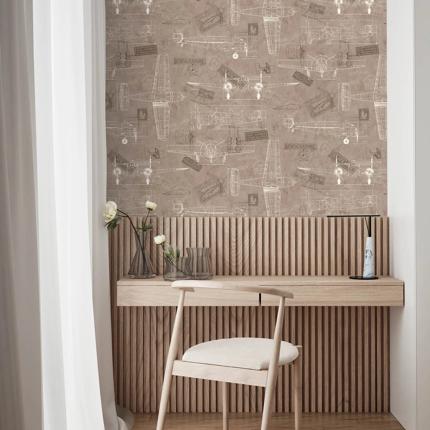 Aviator Wallpaper by Woodchip & Magnolia