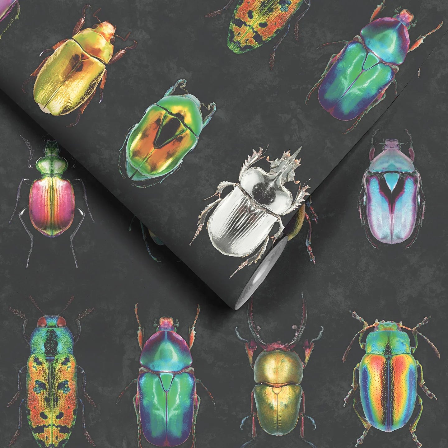 Beetle Jewels Wallpaper by Woodchip & Magnolia