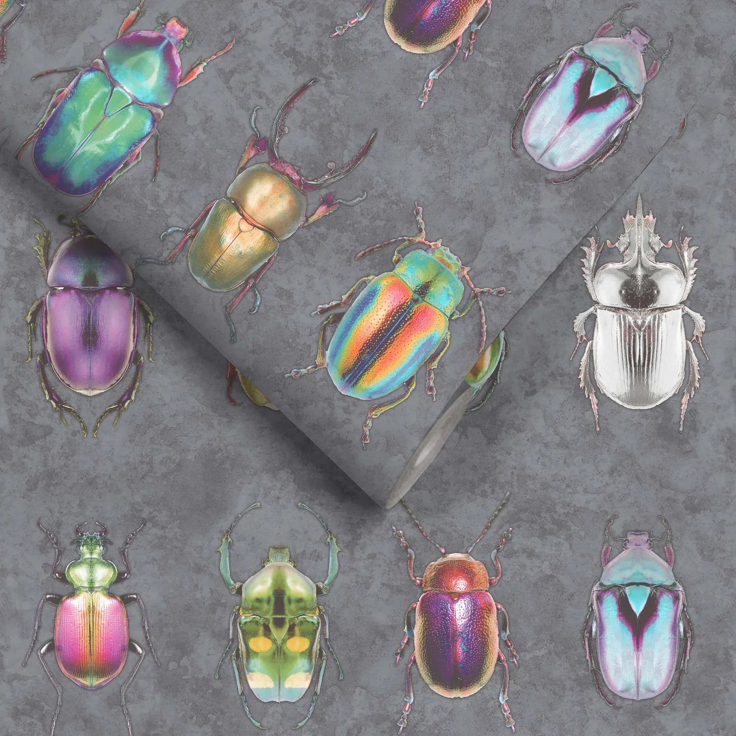 Beetle Jewels Wallpaper by Woodchip & Magnolia