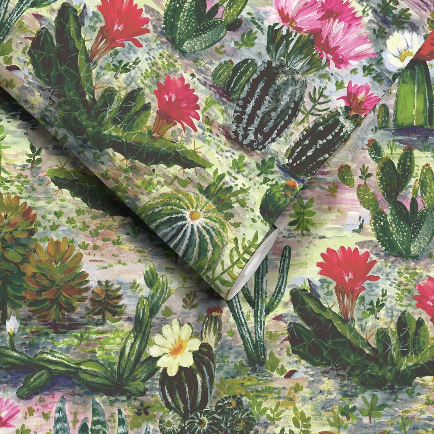 Cacti Wallpaper by Woodchip & Magnolia