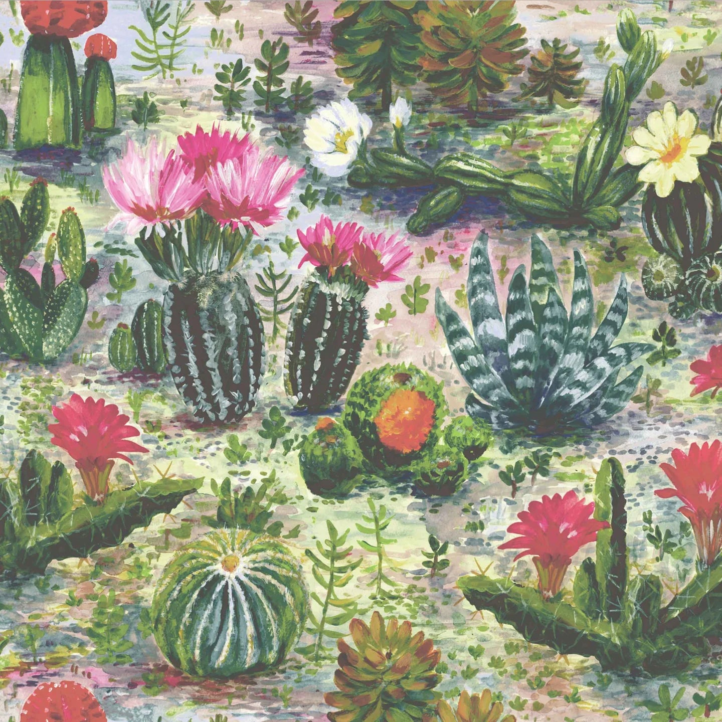 Cacti Wallpaper by Woodchip & Magnolia