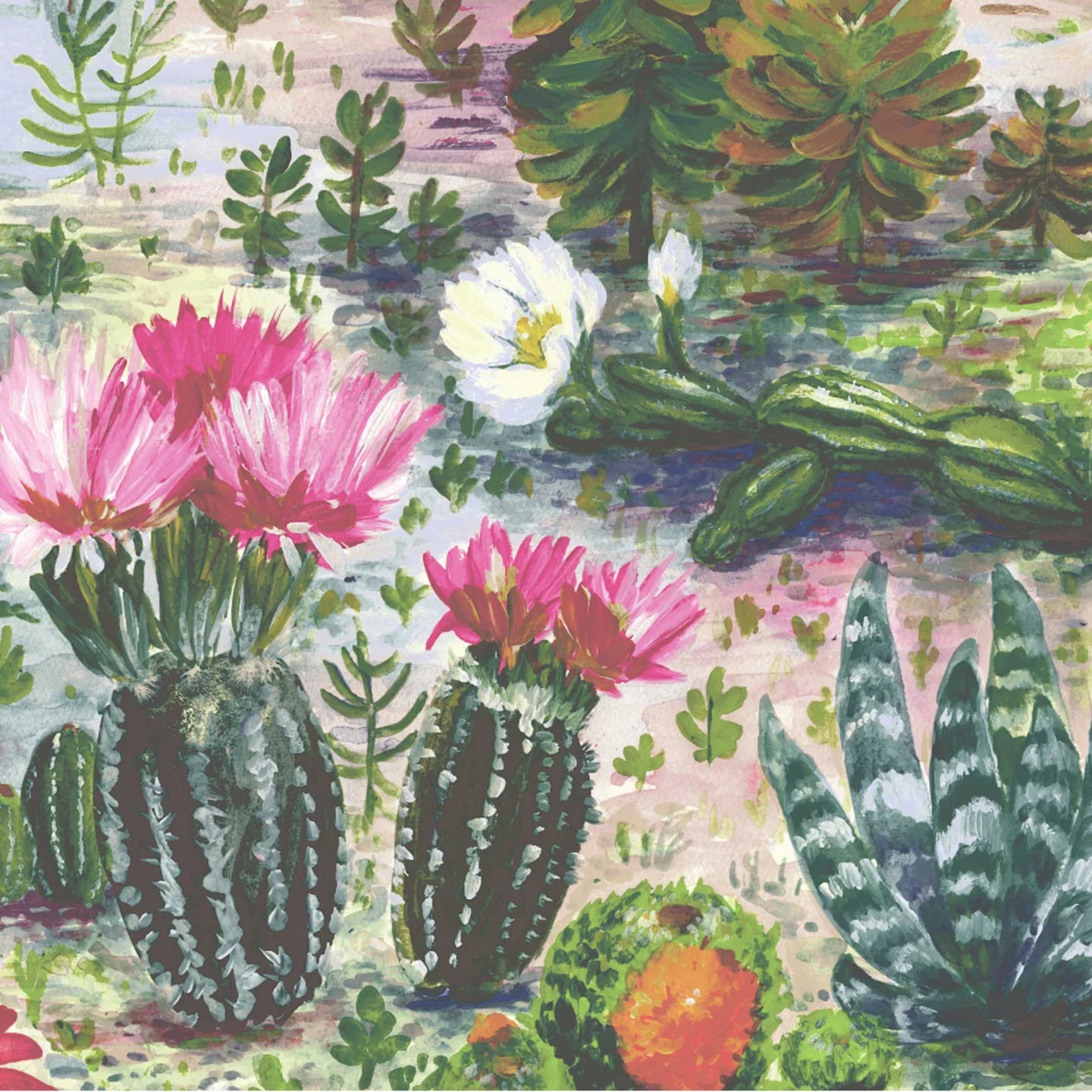 Cacti Wallpaper by Woodchip & Magnolia