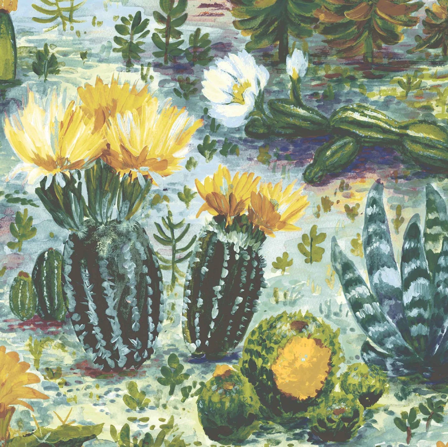 Cacti Wallpaper by Woodchip & Magnolia