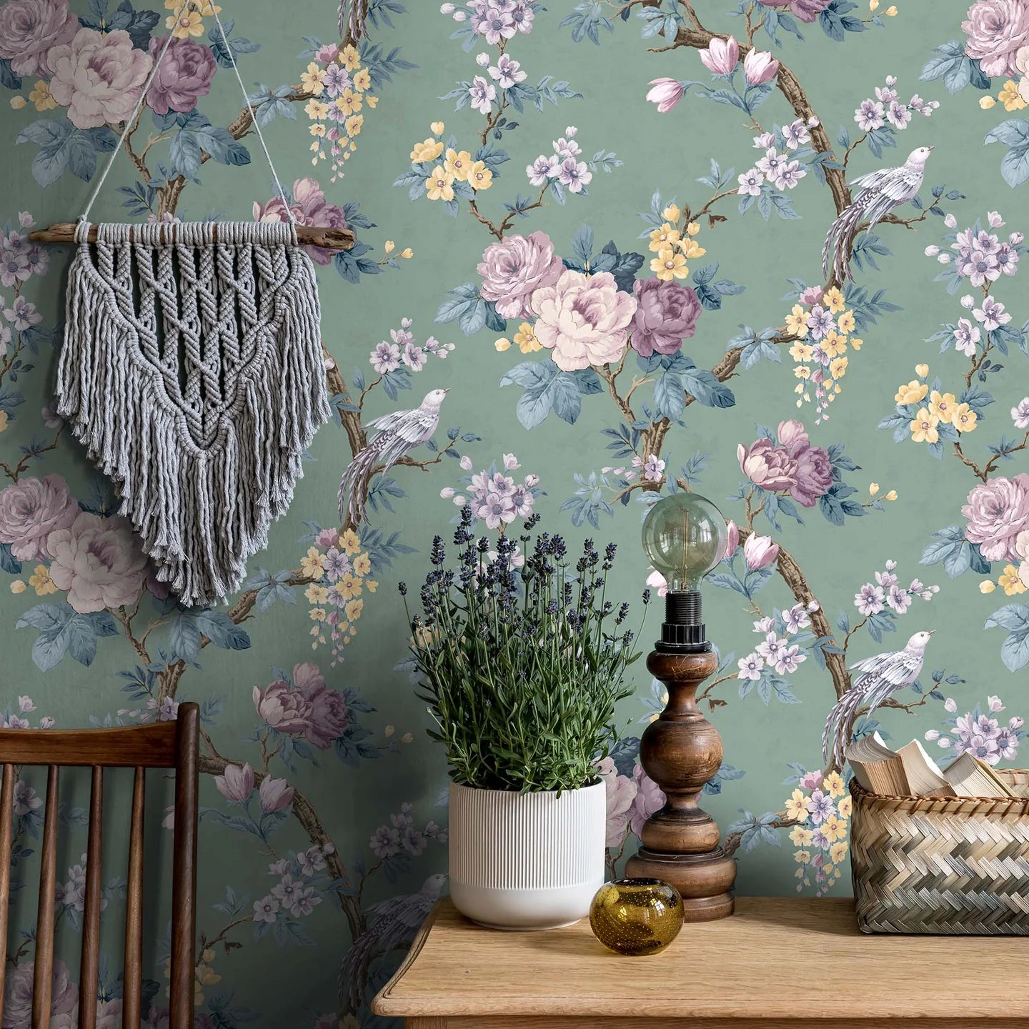 Dawn Chorus Wallpaper by Woodchip & Magnolia