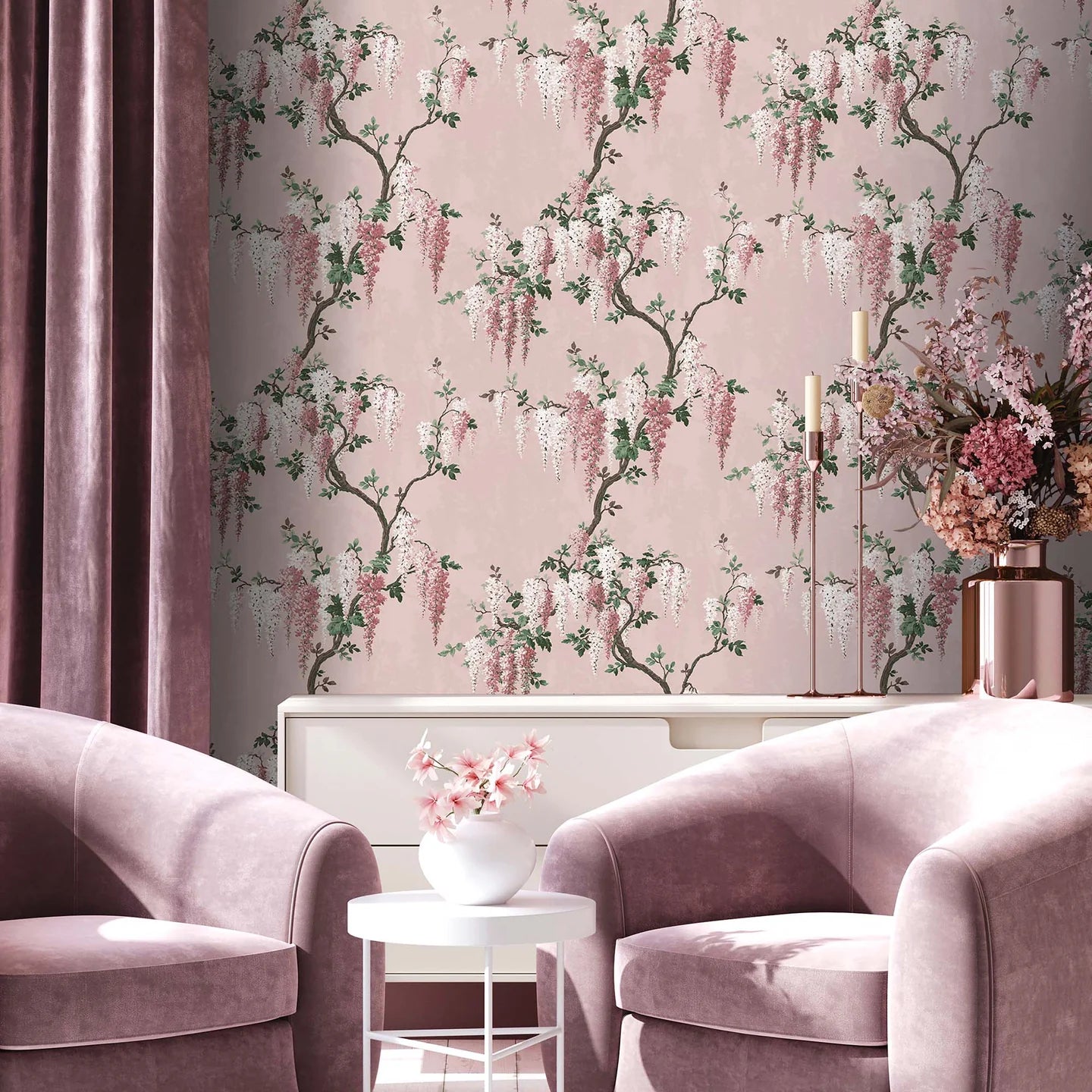 Wisteria Wallpaper by Woodchip & Magnolia