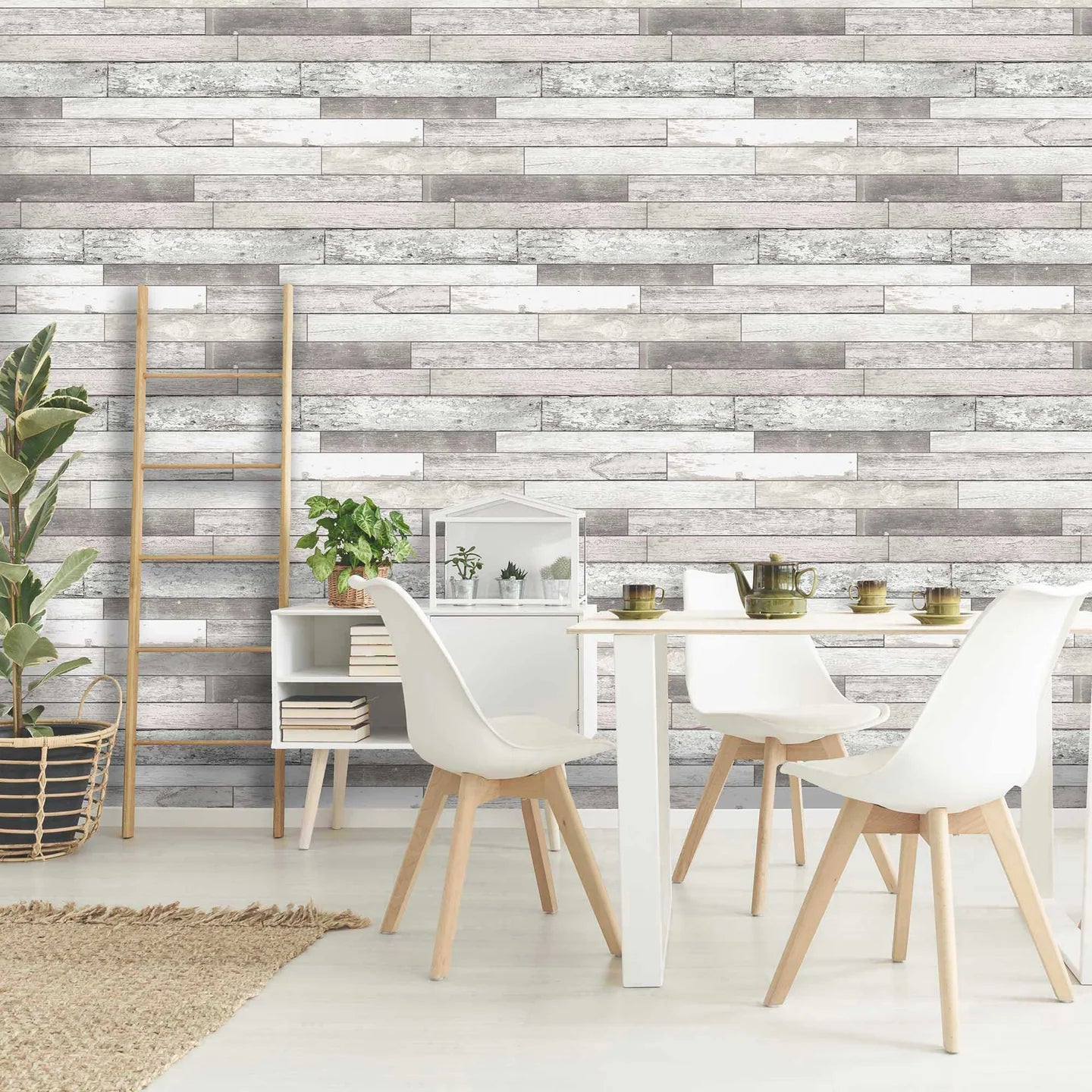 Bleached Wood Wallpaper by Woodchip & Magnolia