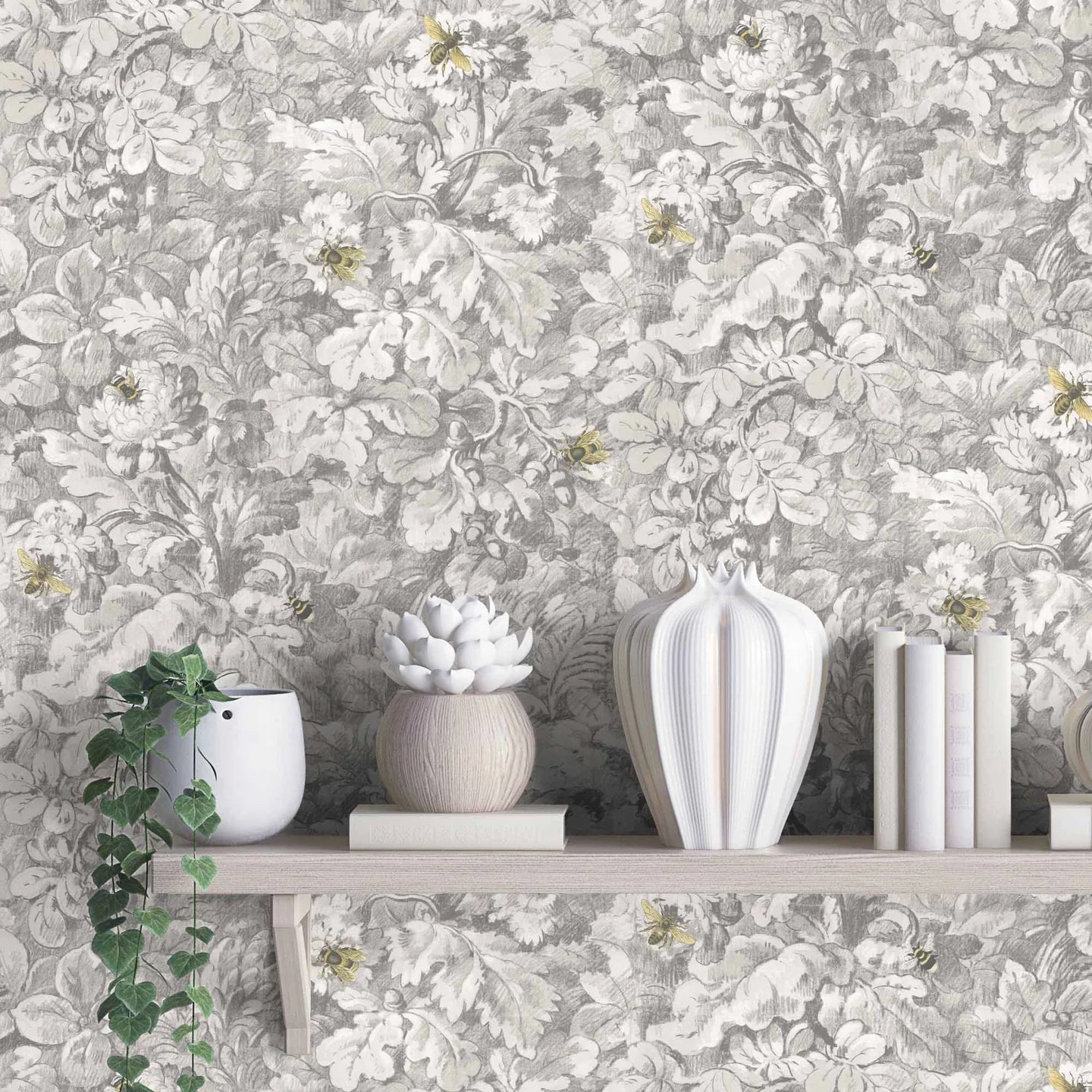 Busy Bee Wallpaper by Woodchip & Magnolia