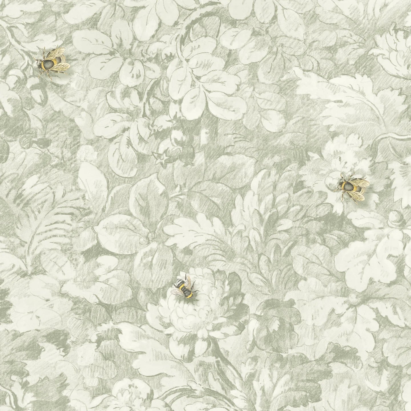 Busy Bee Wallpaper by Woodchip & Magnolia