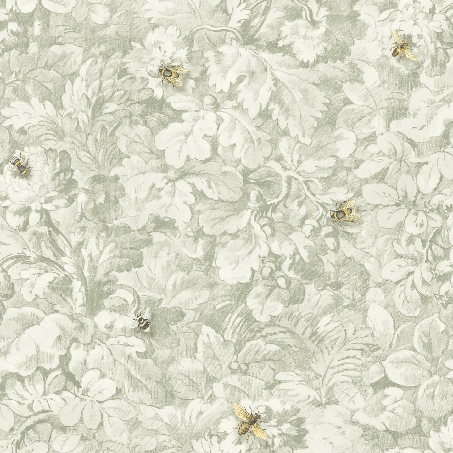 Busy Bee Wallpaper by Woodchip & Magnolia