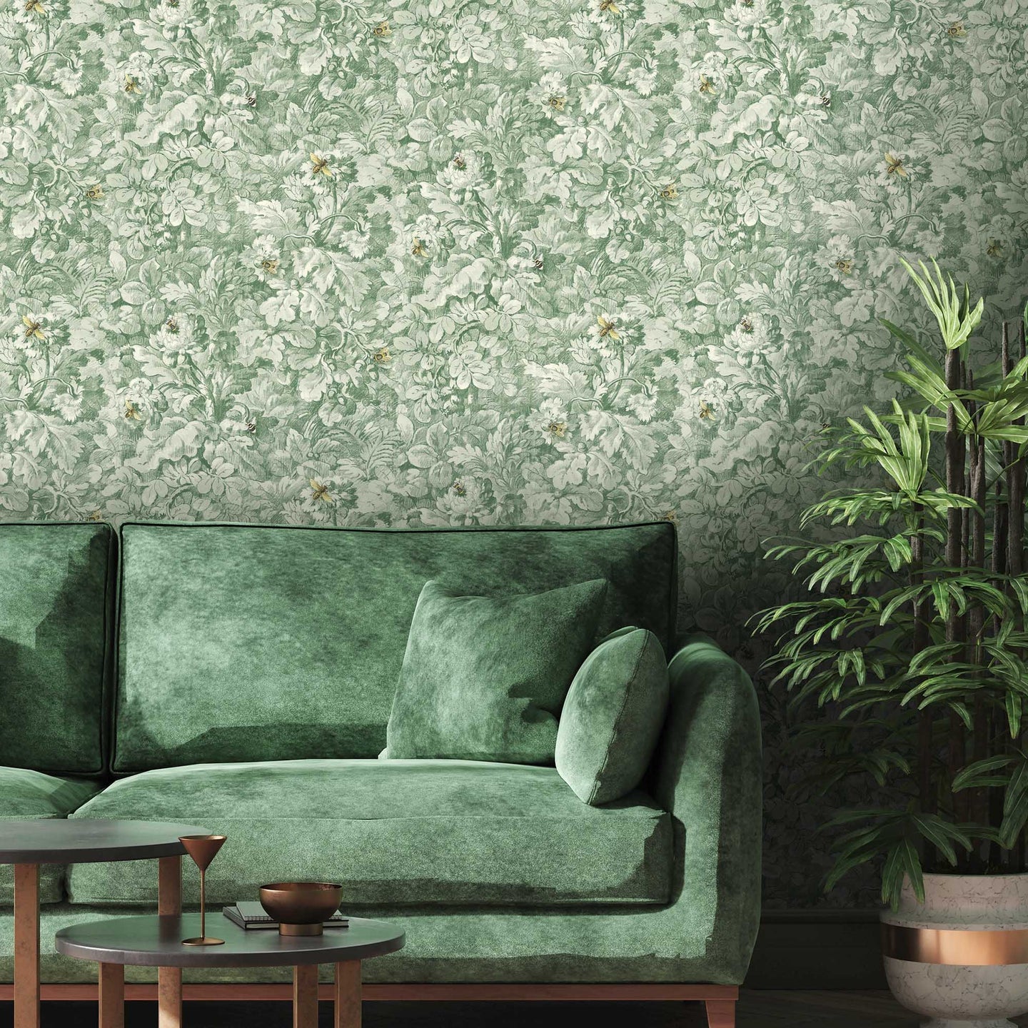 Busy Bee Wallpaper by Woodchip & Magnolia