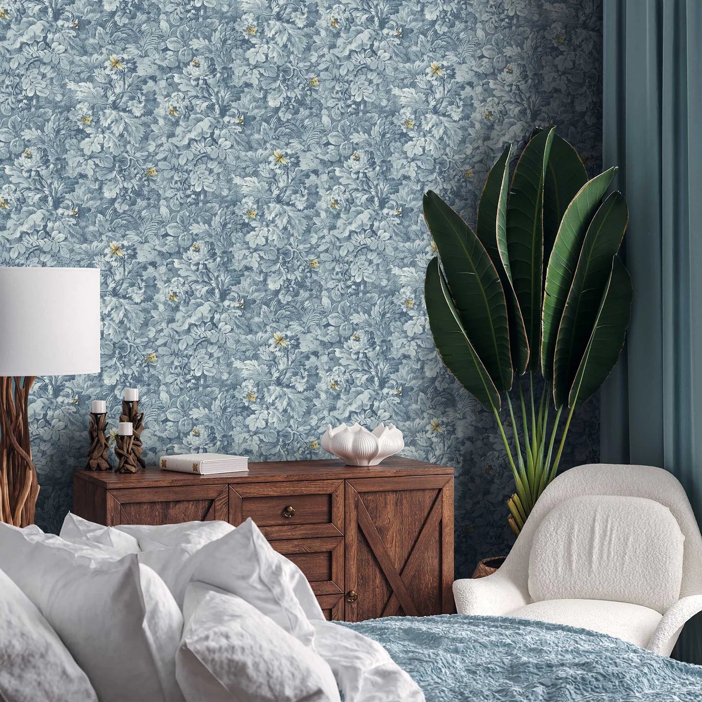 Busy Bee Wallpaper by Woodchip & Magnolia