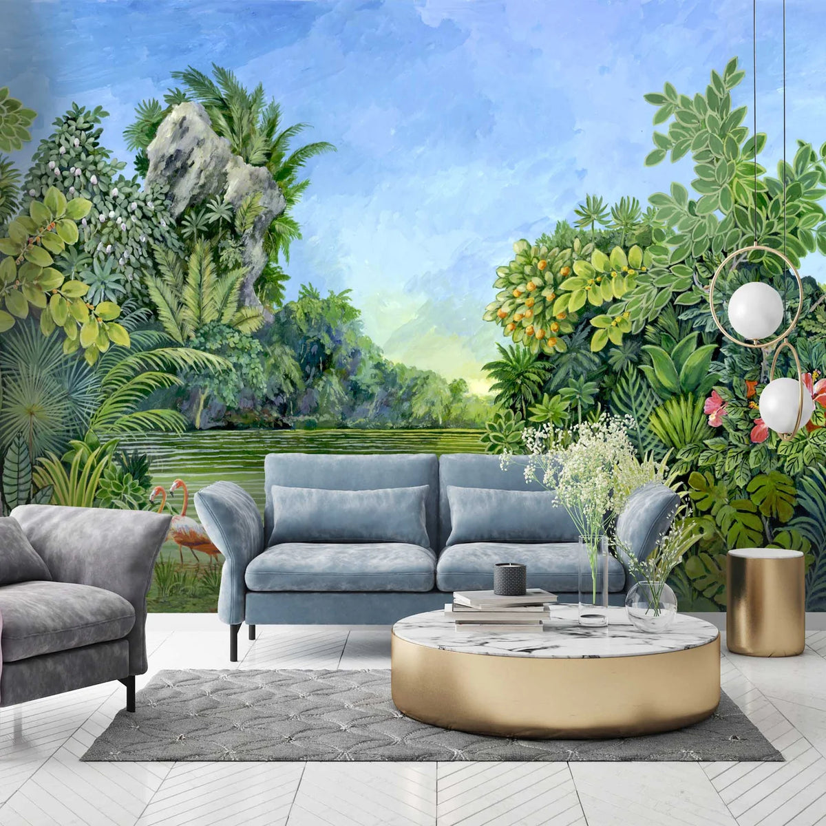 Wonderland Mural (Birds Only) by Woodchip & Magnolia