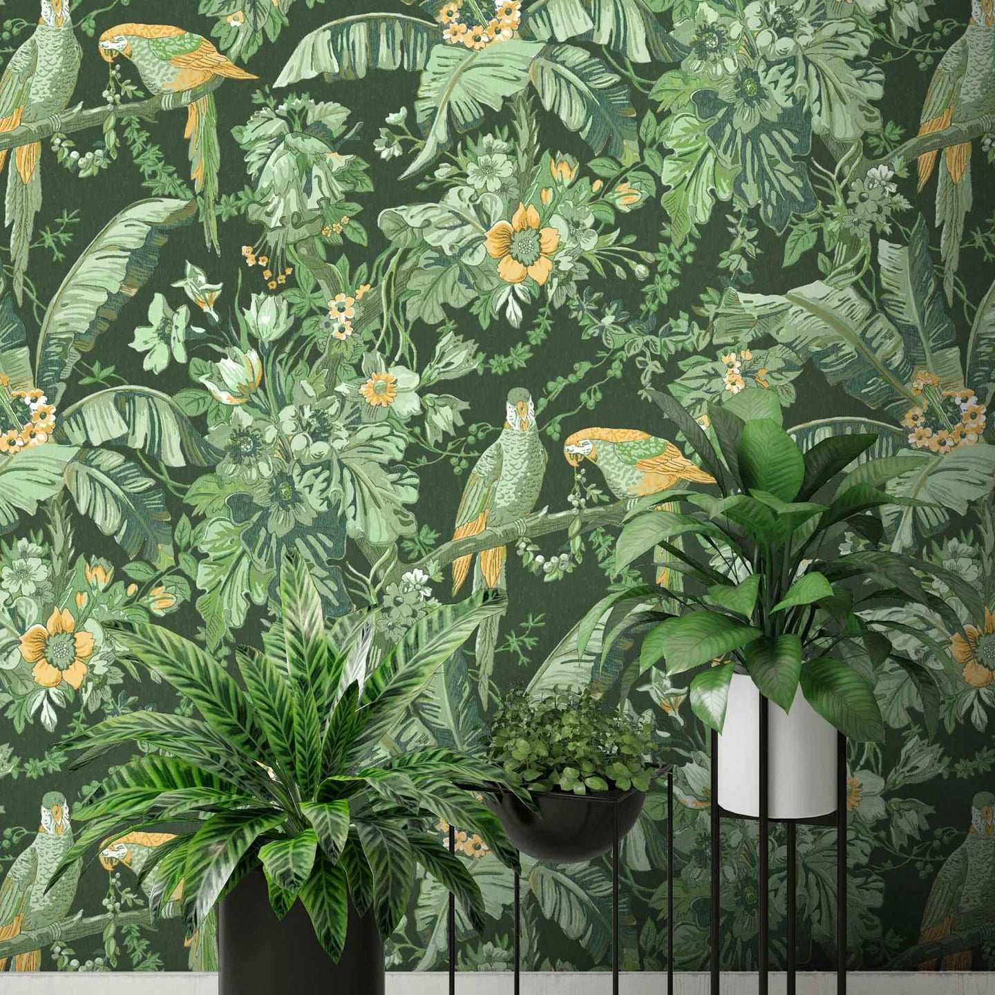 Parrot Talk Wallpaper by Woodchip & Magnolia