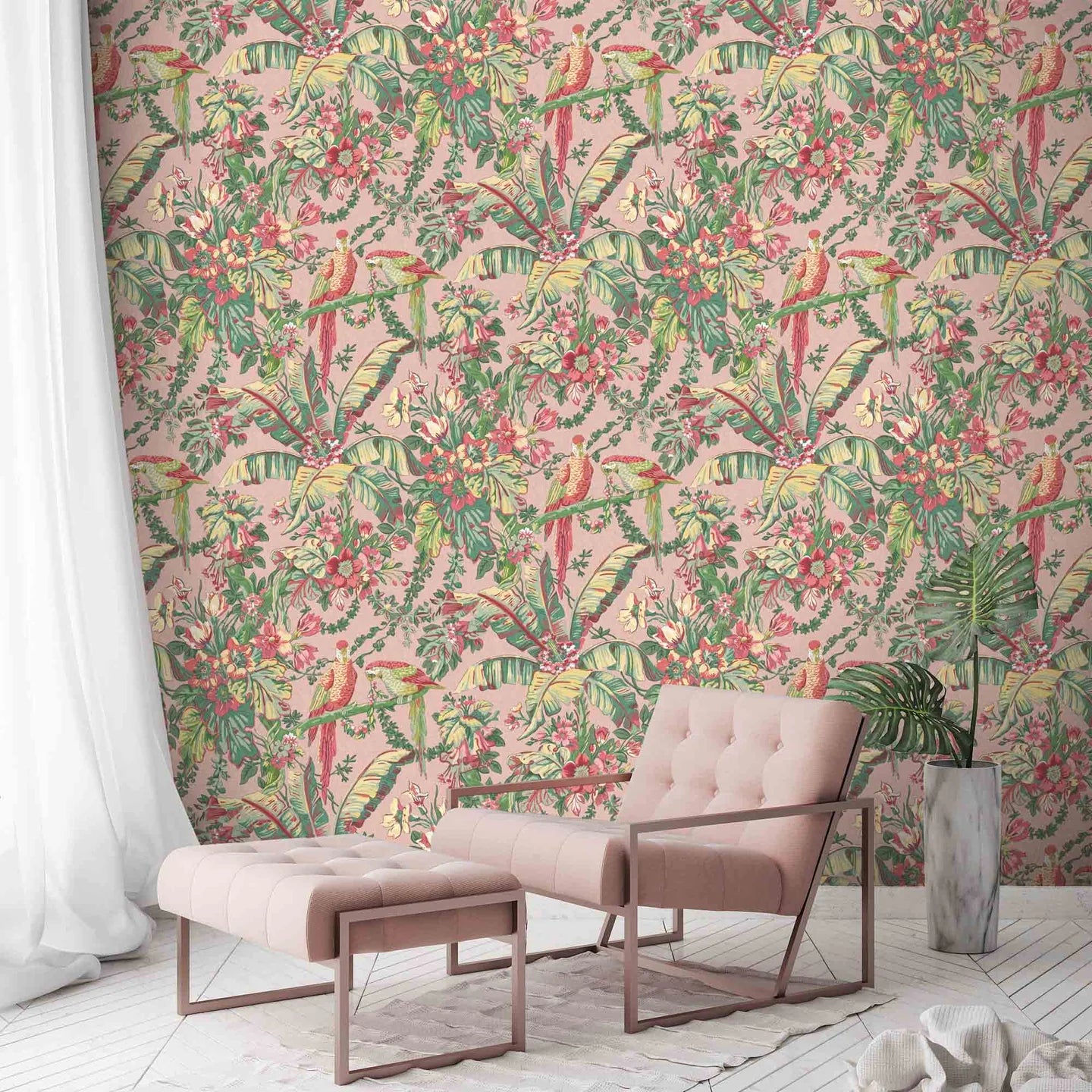 Parrot Talk Wallpaper by Woodchip & Magnolia