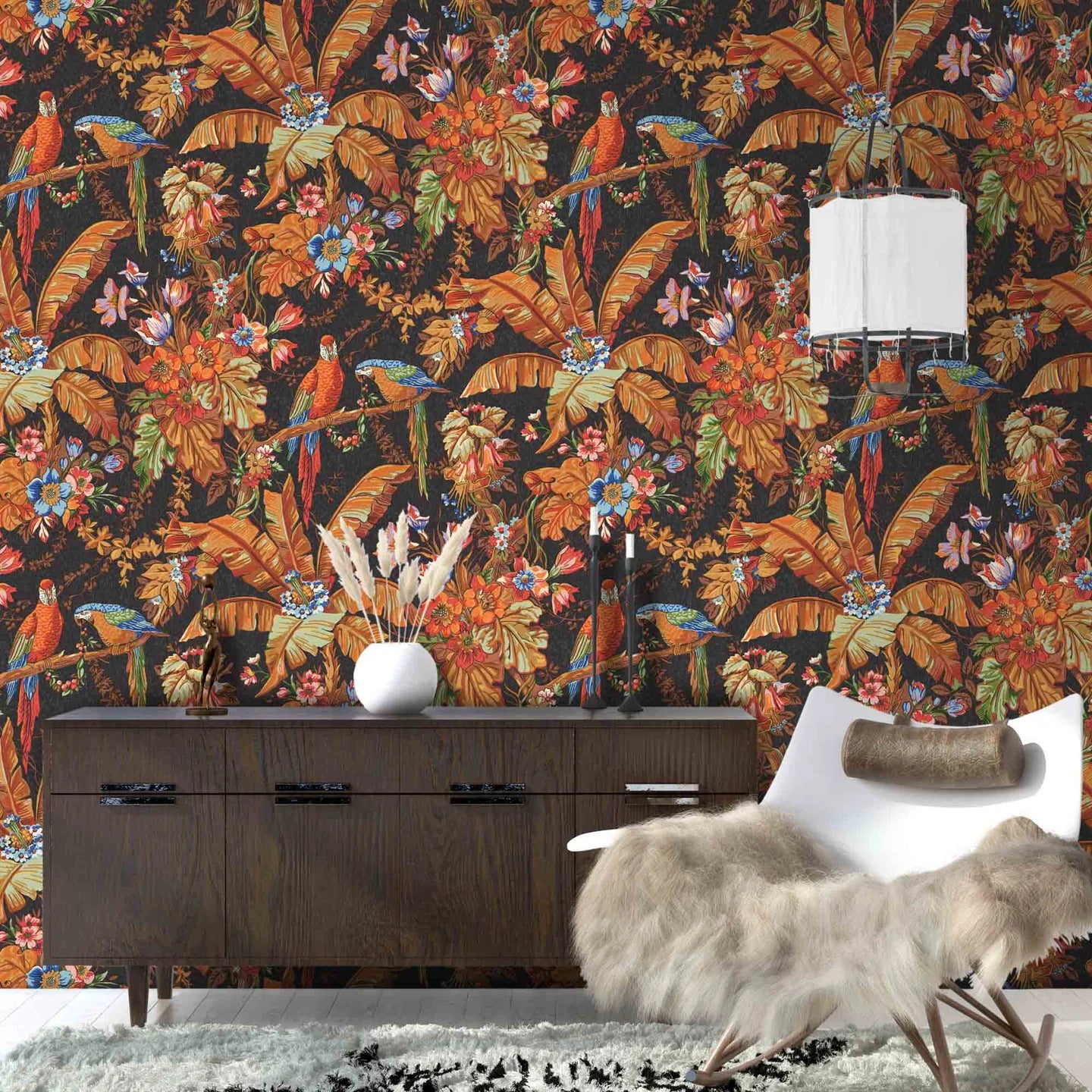 Parrot Talk Wallpaper by Woodchip & Magnolia