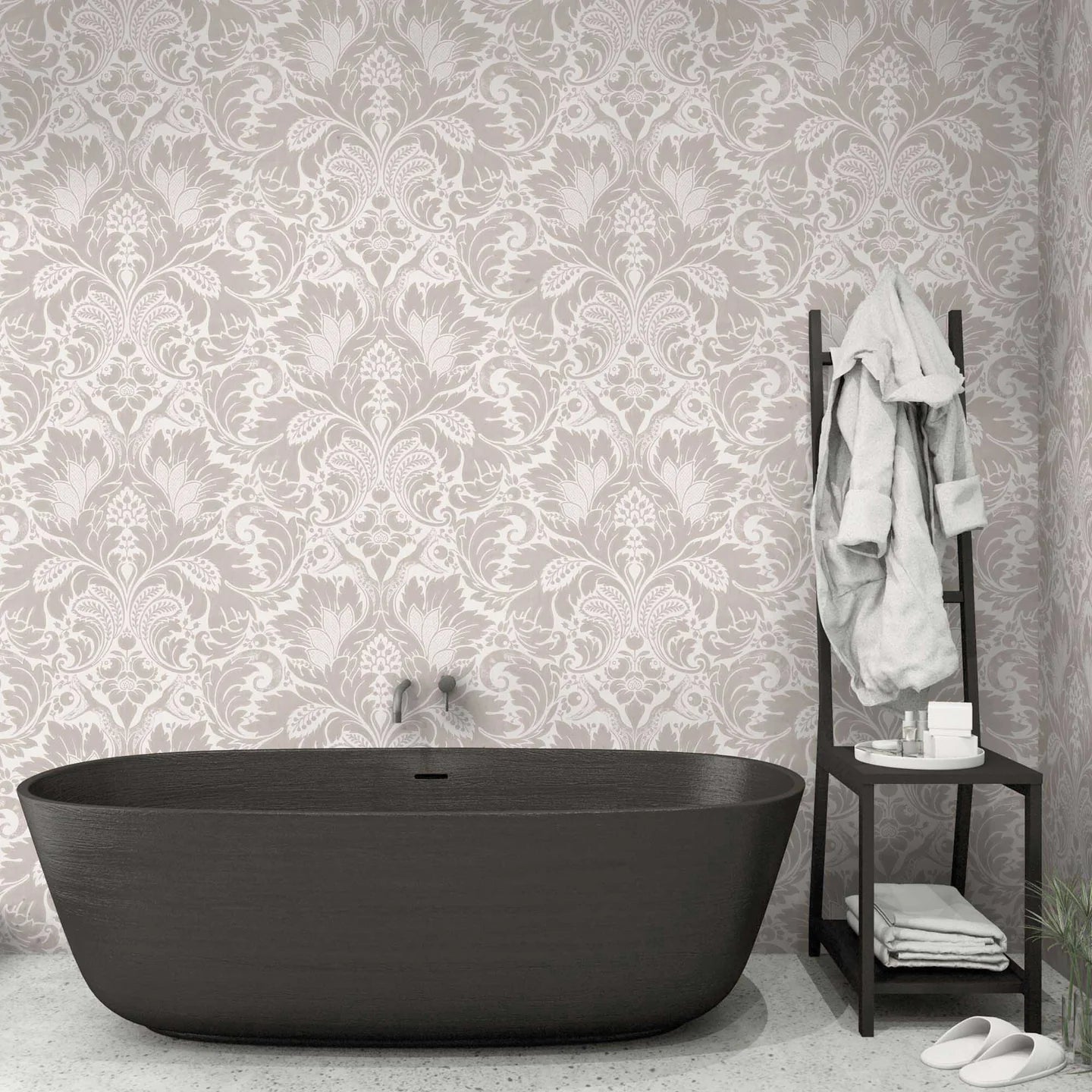 Fearless Damask Wallpaper by Woodchip & Magnolia