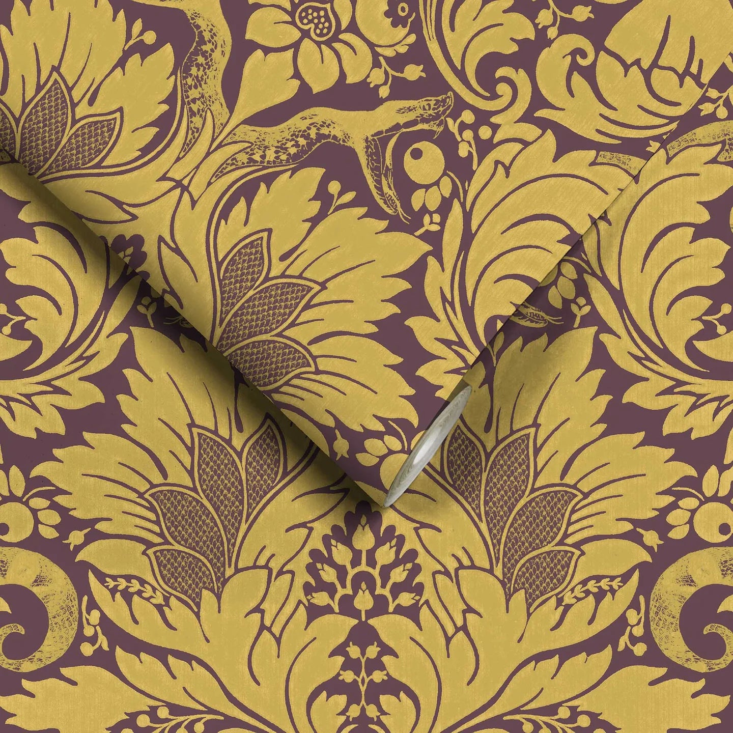 Fearless Damask Wallpaper by Woodchip & Magnolia