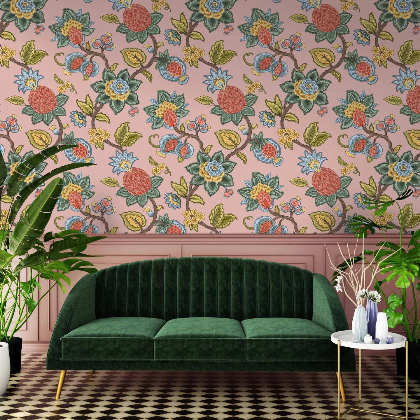 Doris Jacobean Wallpaper by Woodchip & Magnolia