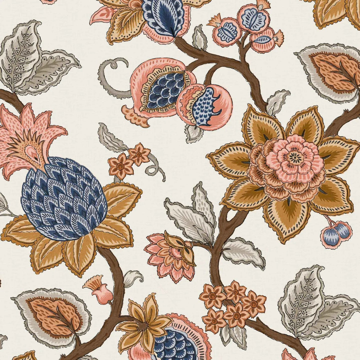 Doris Jacobean Wallpaper by Woodchip & Magnolia