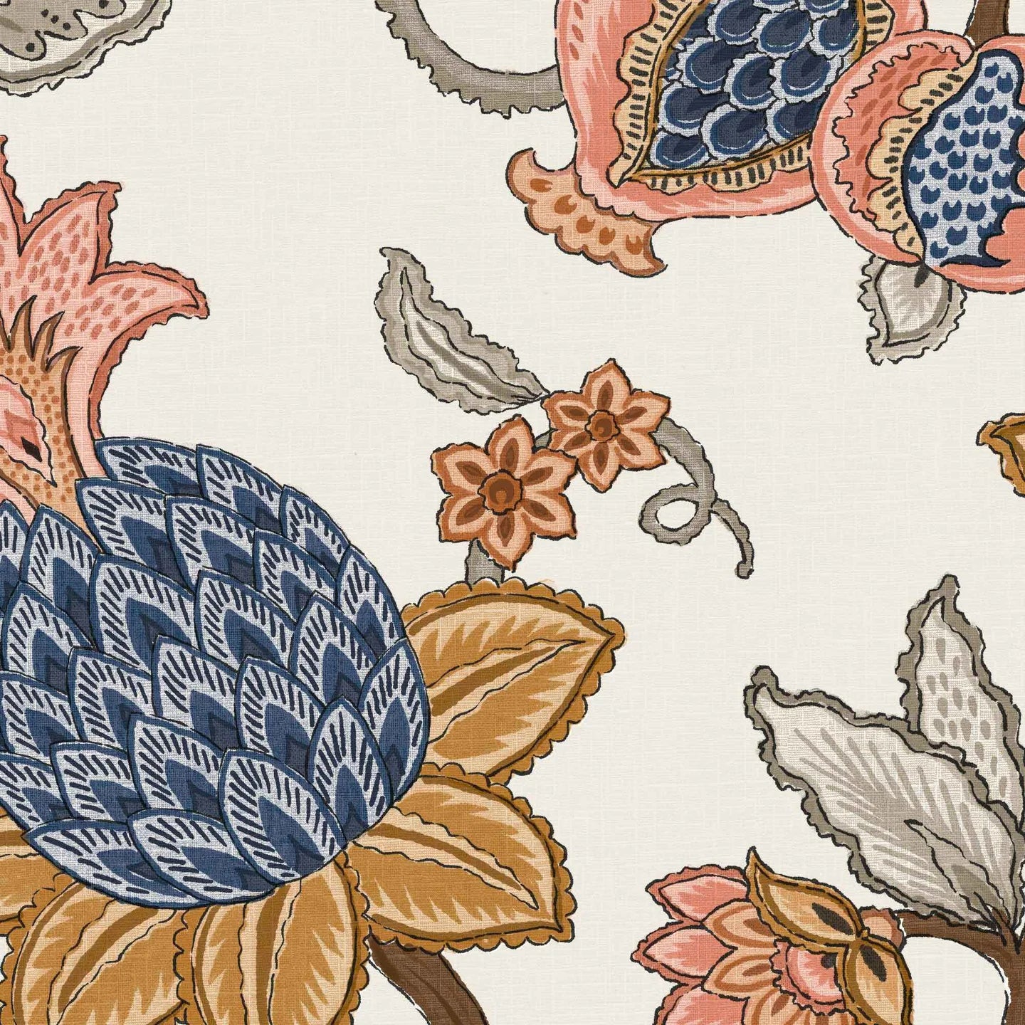 Doris Jacobean Wallpaper by Woodchip & Magnolia