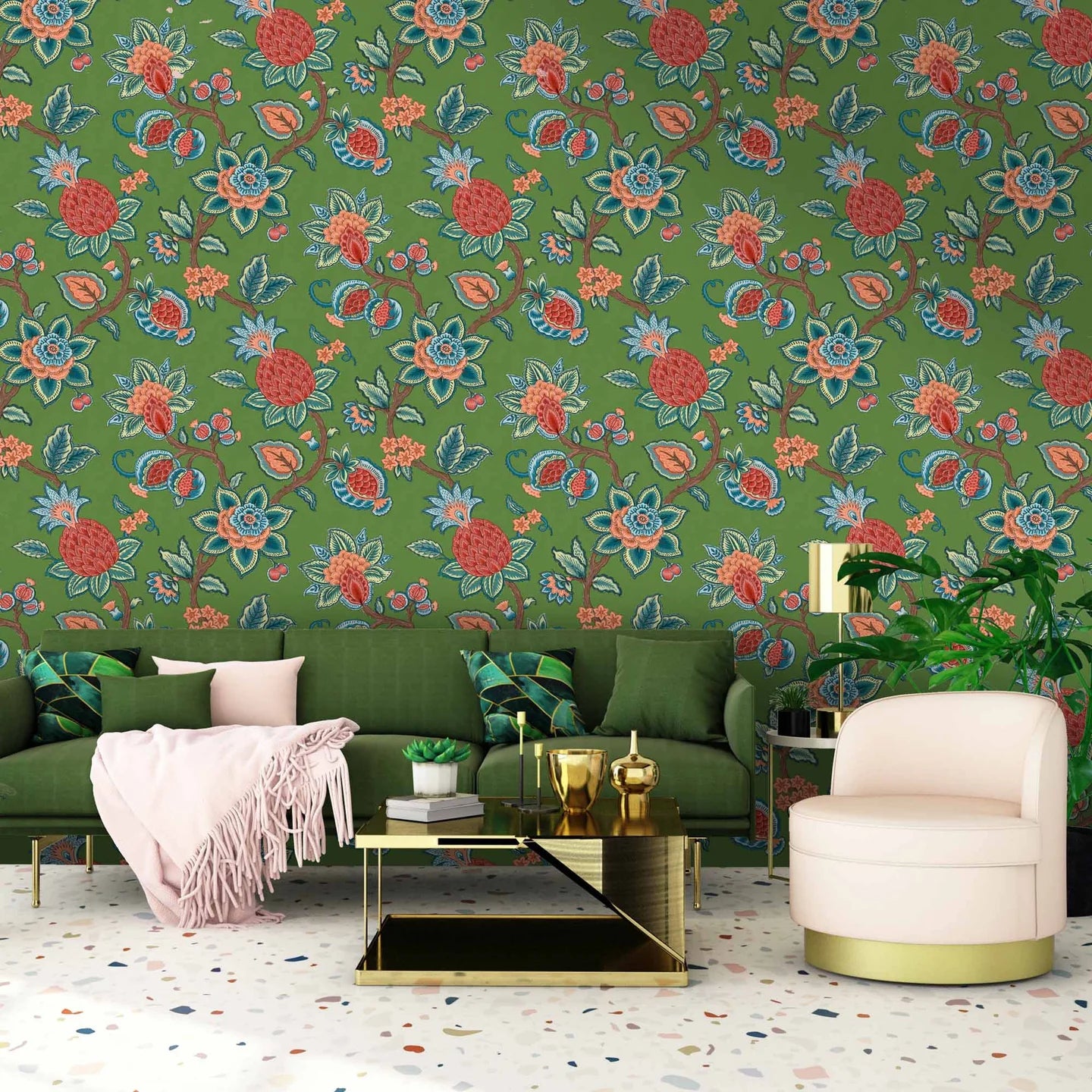 Doris Jacobean Wallpaper by Woodchip & Magnolia