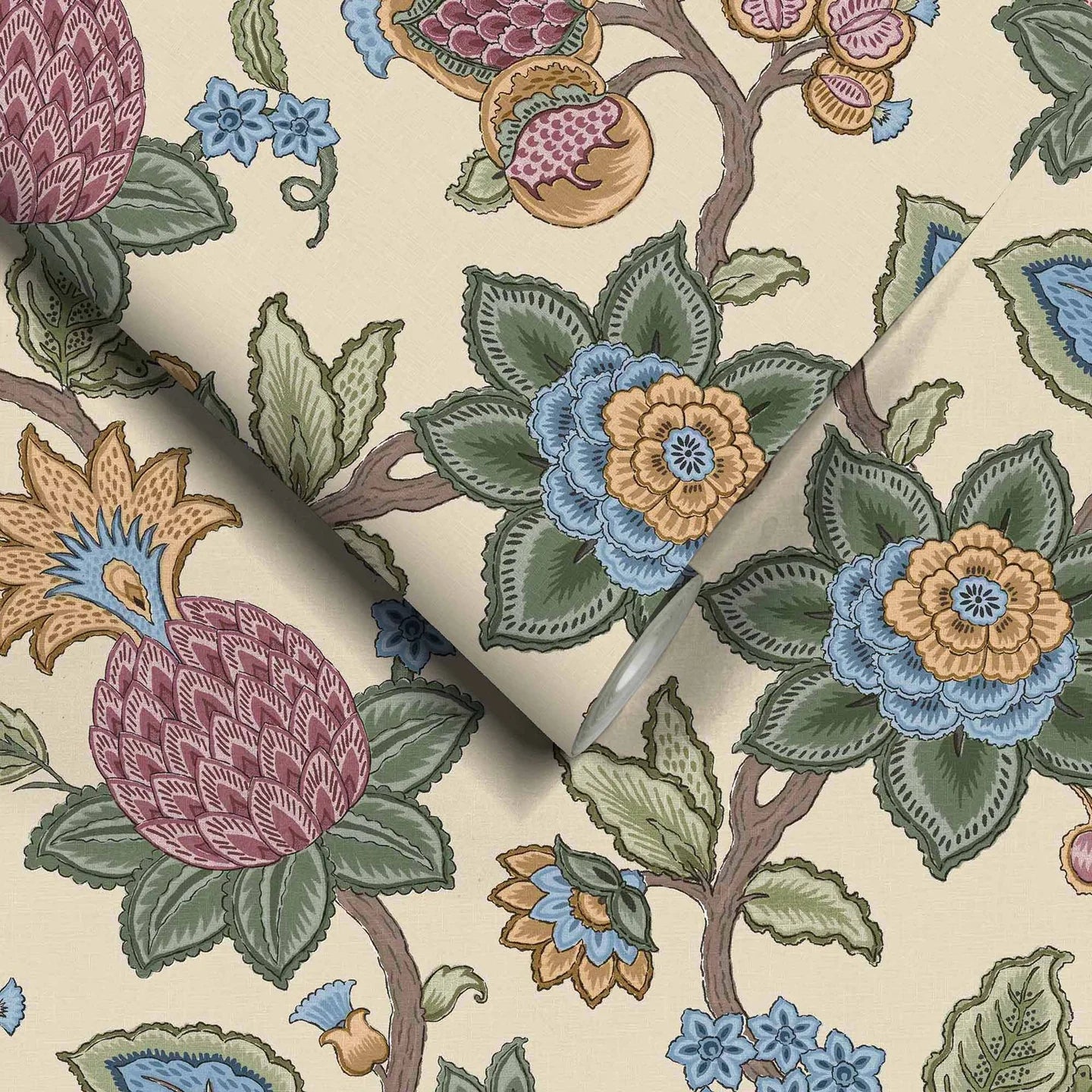 Doris Jacobean Wallpaper by Woodchip & Magnolia