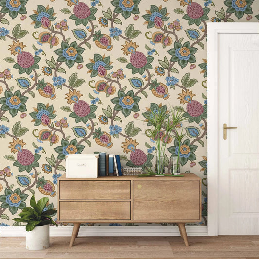 Doris Jacobean Wallpaper by Woodchip & Magnolia