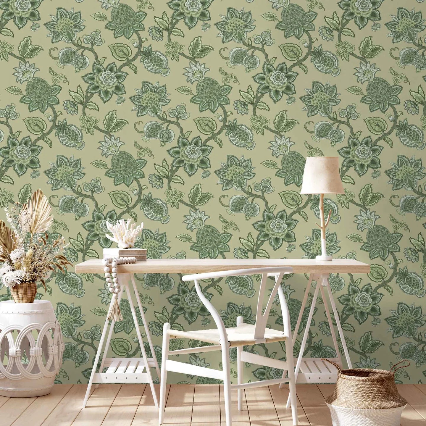 Doris Jacobean Wallpaper by Woodchip & Magnolia