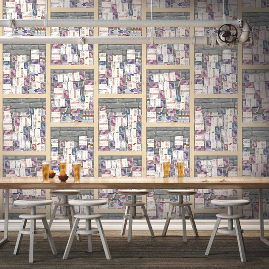 Secret Stash Wallpaper by Woodchip & Magnolia