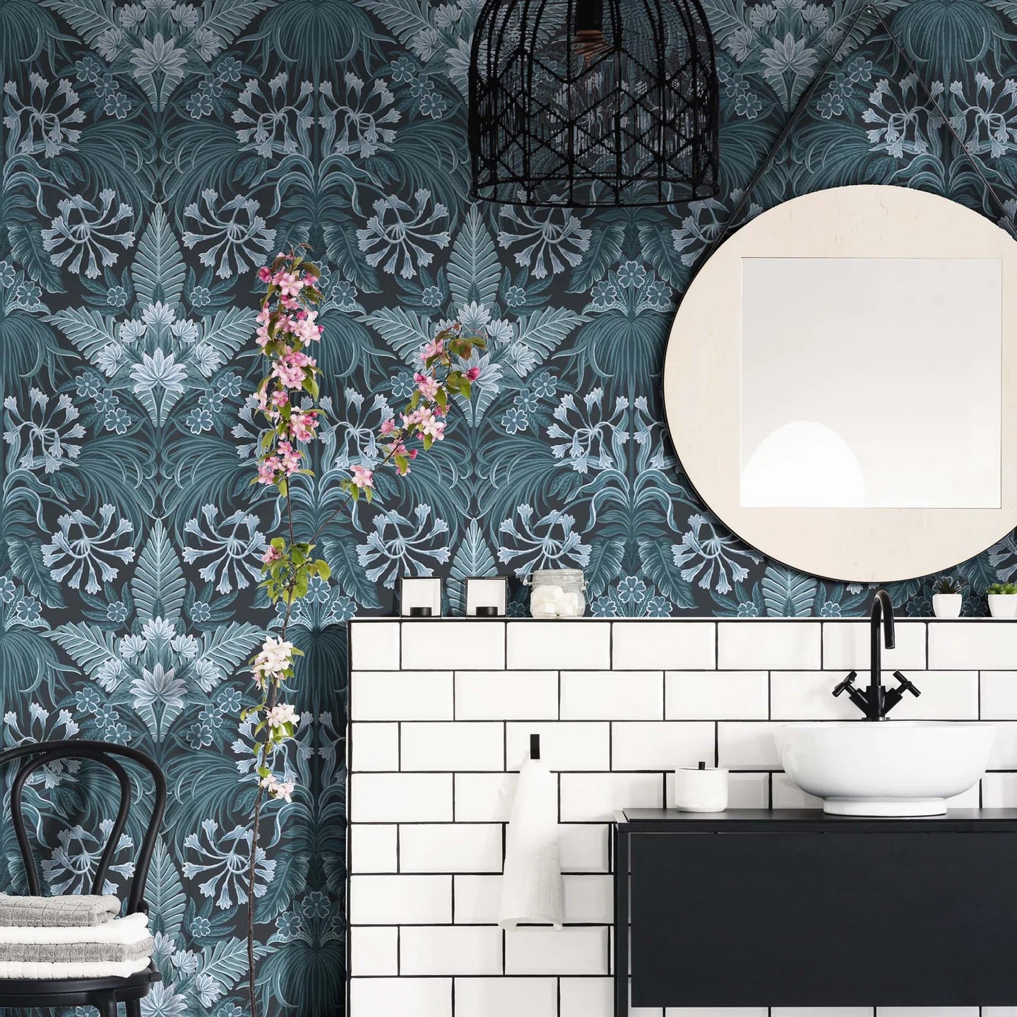 Mirk Wallpaper by Woodchip & Magnolia
