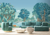 Pavillion Gardens Mural by Woodchip & Magnolia
