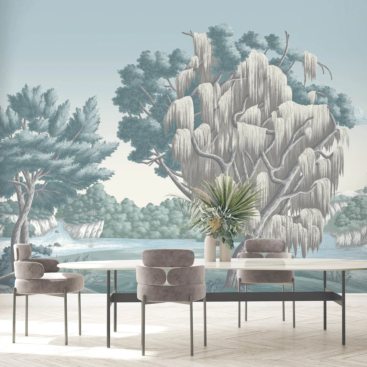 Pavillion Gardens Mural by Woodchip & Magnolia