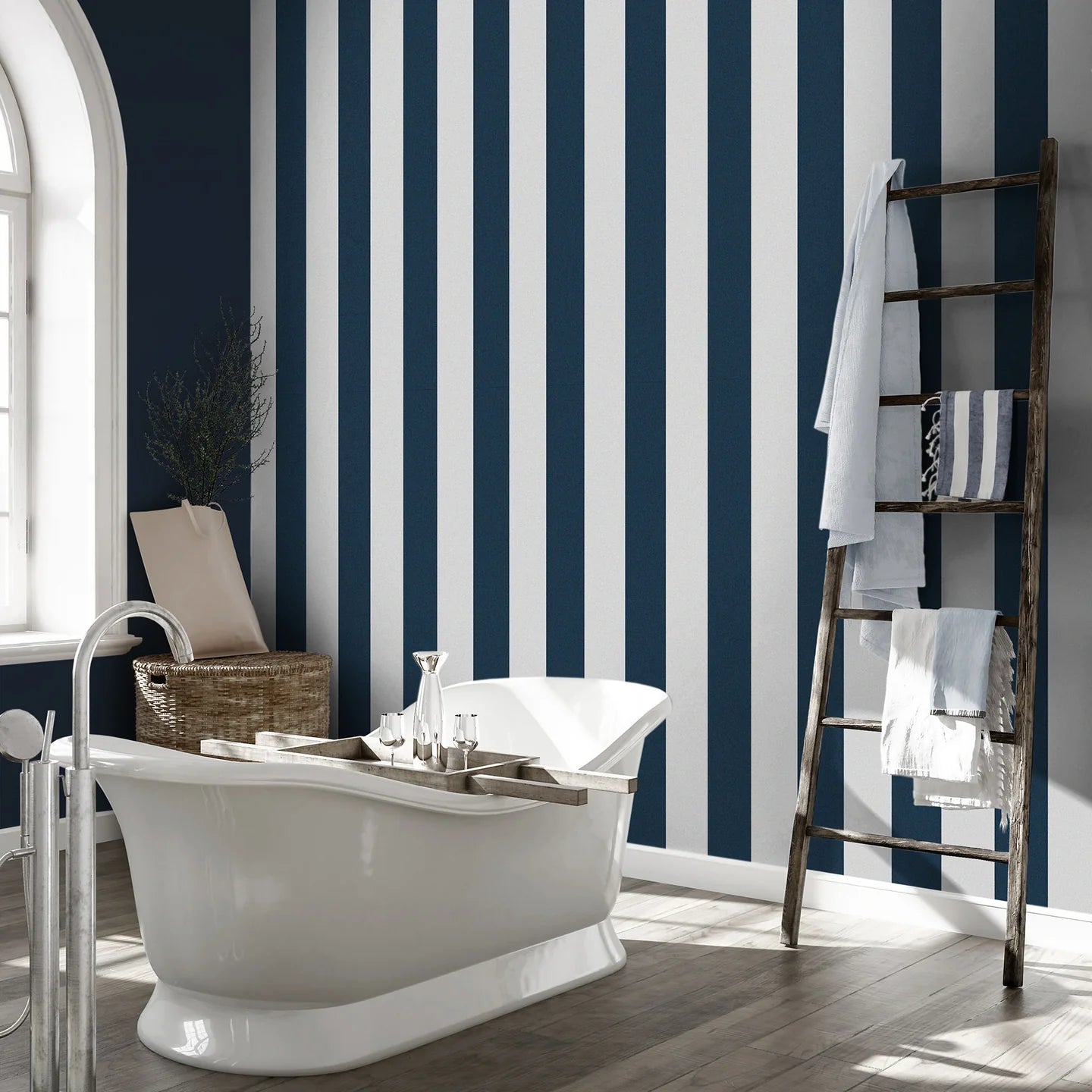 Awning Stripe Wallpaper by Woodchip & Magnolia