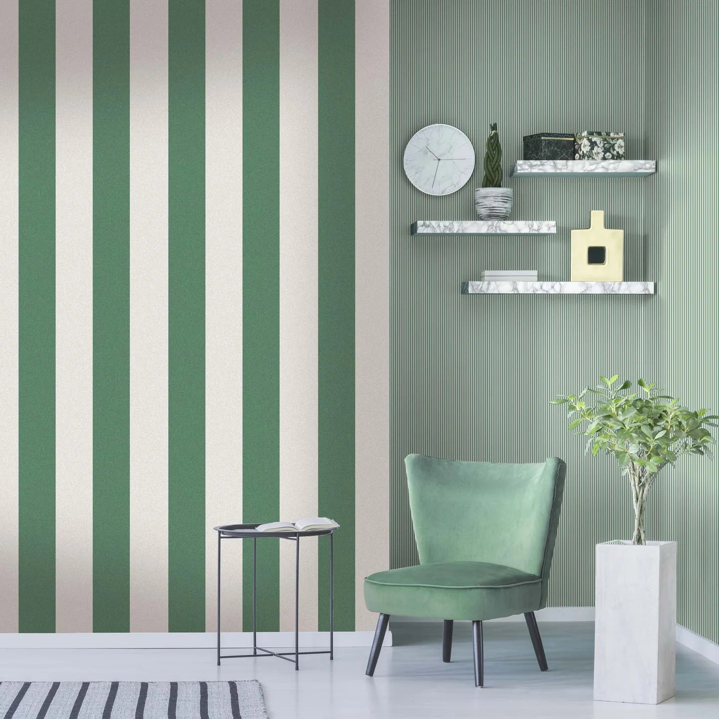 Awning Stripe Wallpaper by Woodchip & Magnolia
