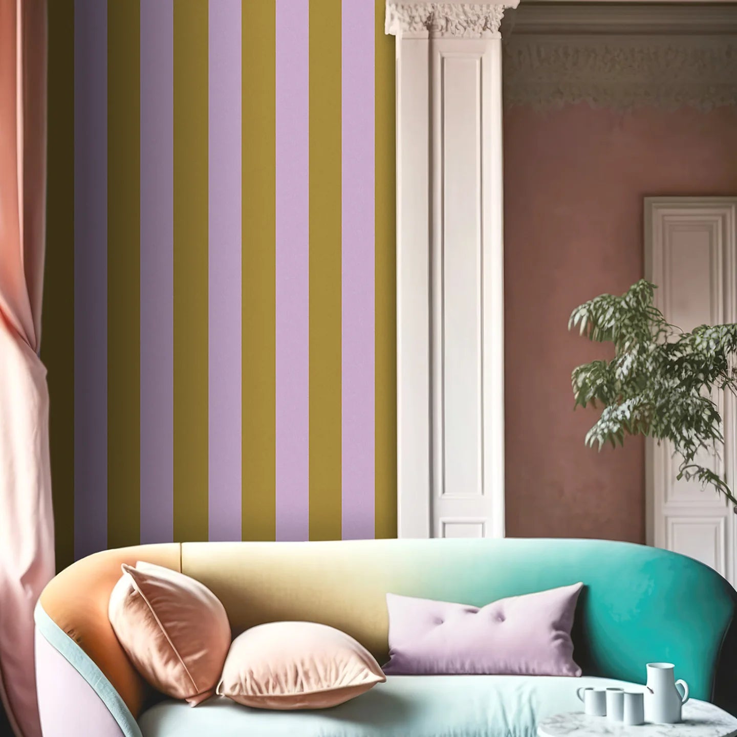 Awning Stripe Wallpaper by Woodchip & Magnolia