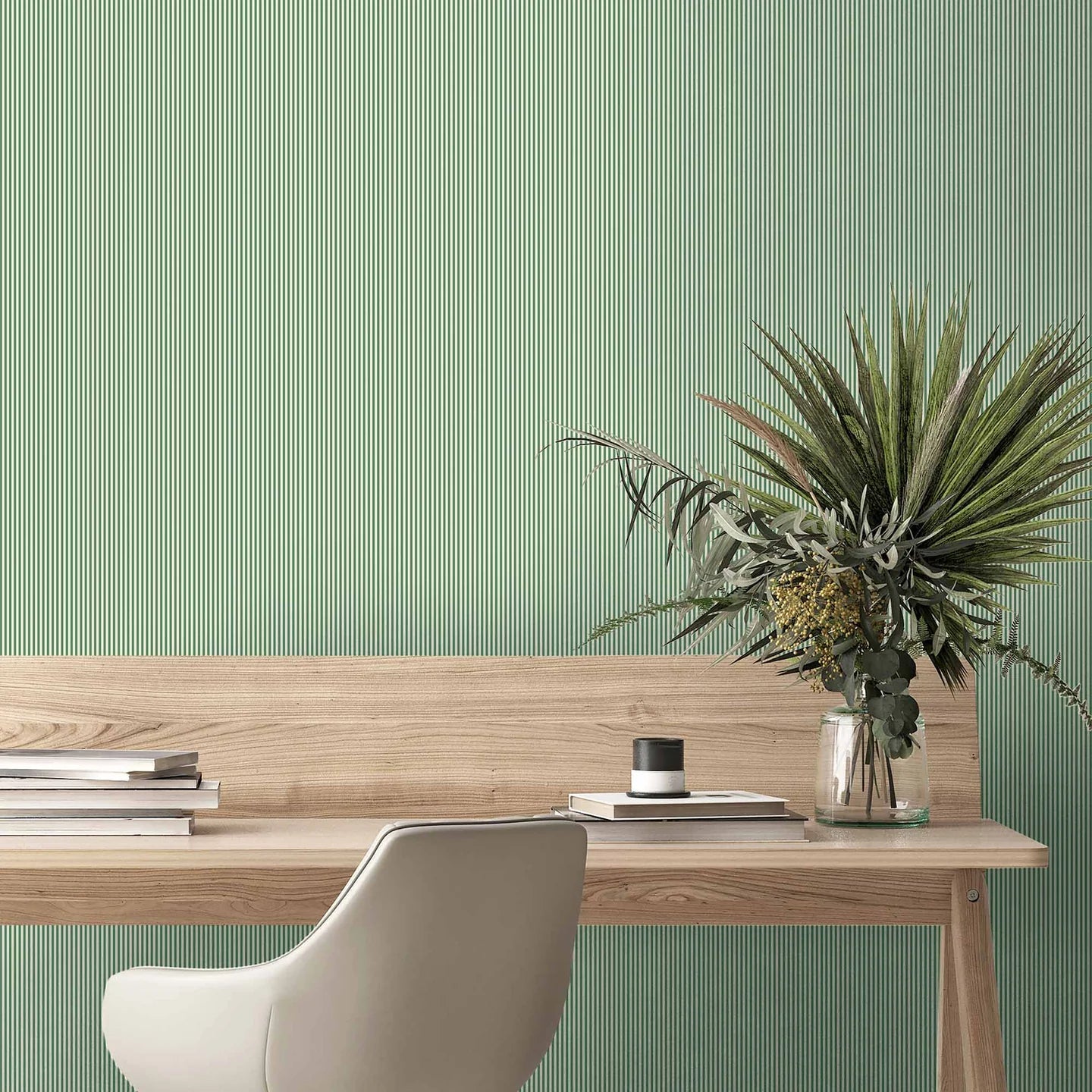 Matchstick Stripe Wallpaper by Woodchip & Magnolia