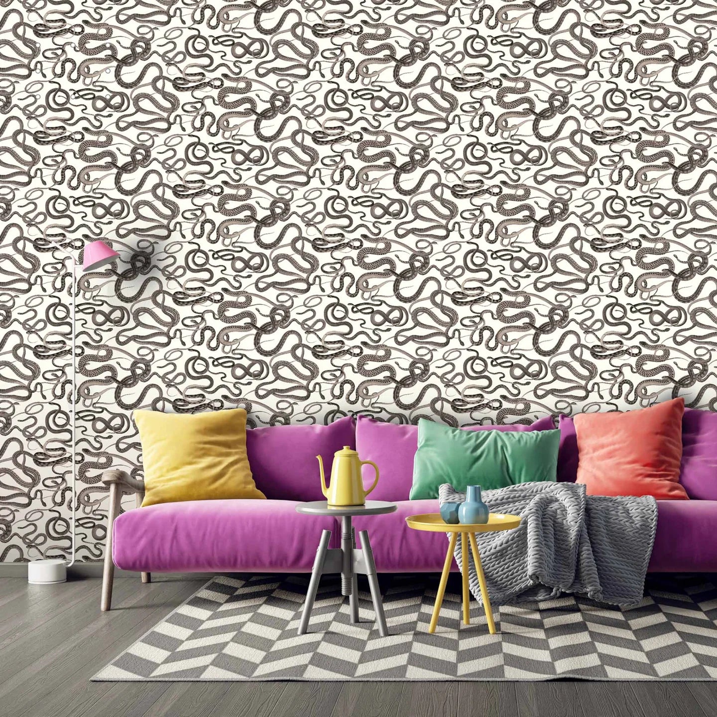 Snakes On A Plane Wallpaper by Woodchip & Magnolia