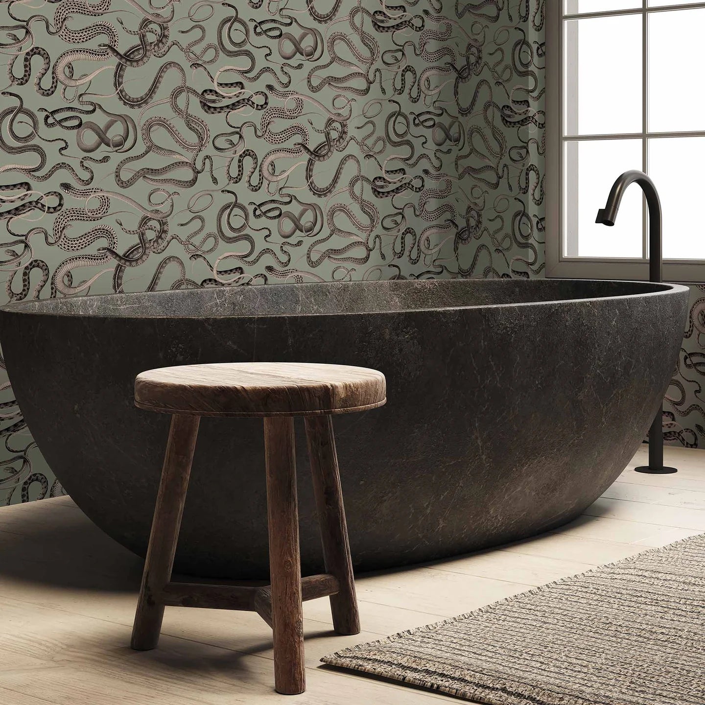 Snakes On A Plane Wallpaper by Woodchip & Magnolia