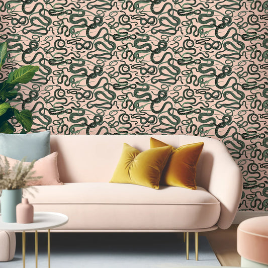 Snakes On A Plane Wallpaper by Woodchip & Magnolia
