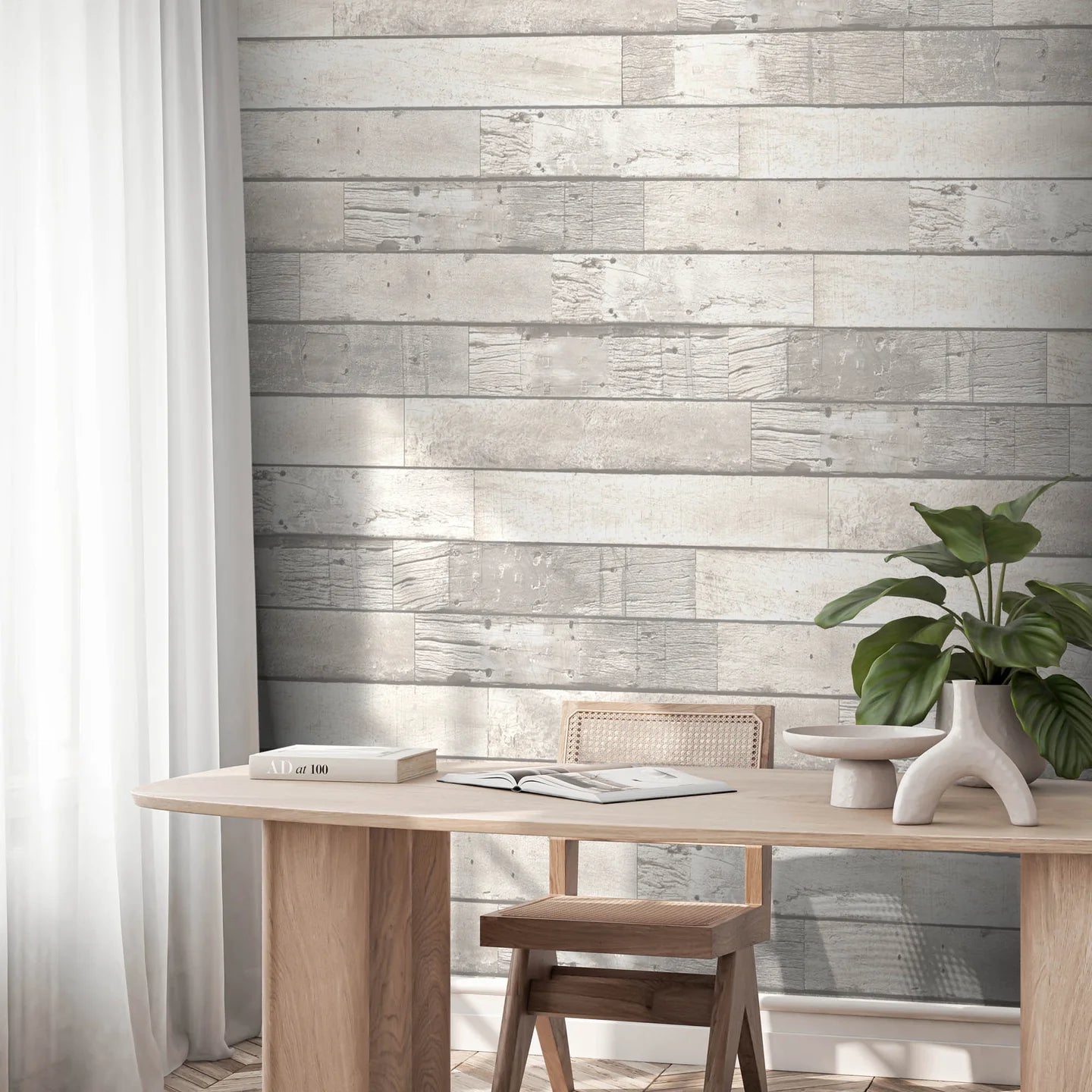 Driftwood Plank Wallpaper by Woodchip & Magnolia