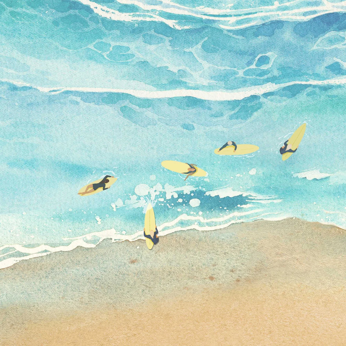 Surf's Up Mural by Woodchip & Magnolia