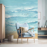 Surf's Up Mural by Woodchip & Magnolia