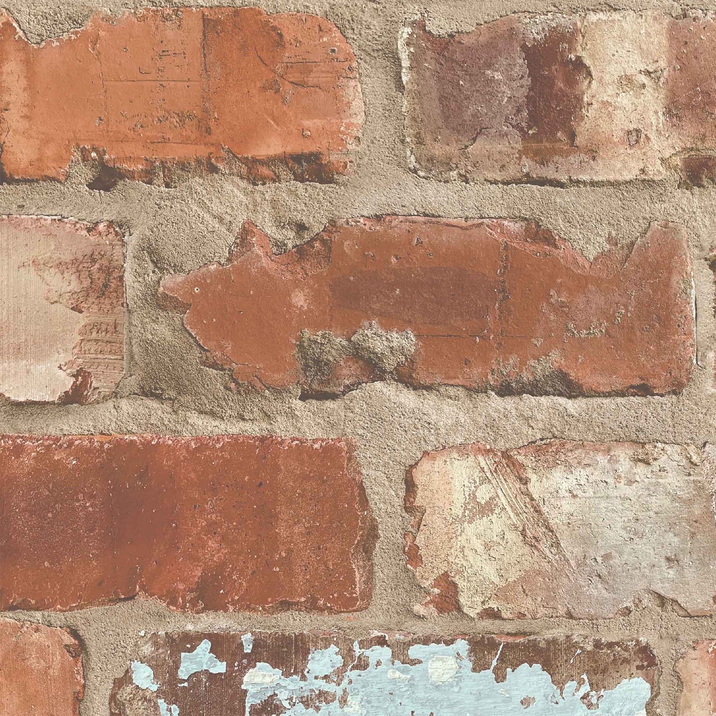 Castlefield Brick Clay Wallpaper by Woodchip & Magnolia